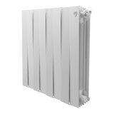 Биметаллический радиатор Royal Thermo PianoForte 500 Bianco Traffico с боковым подключением 8 секций