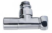 Вентиль угловой с круглой ручкой 3/4"х1/2" г/ш хромированный MRV-R в комплекте 2 шт.