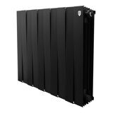 Биметаллический радиатор Royal Thermo PianoForte 500 Noir Sable с боковым подключением 10 секций